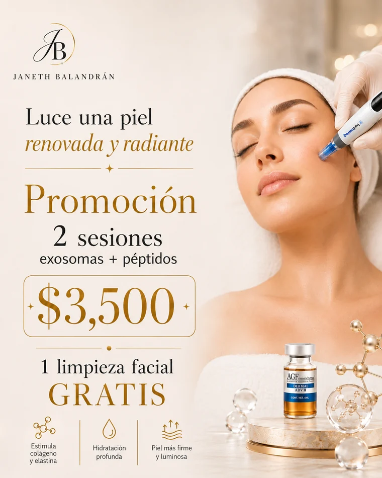 Promoción de exosomas y péptidos